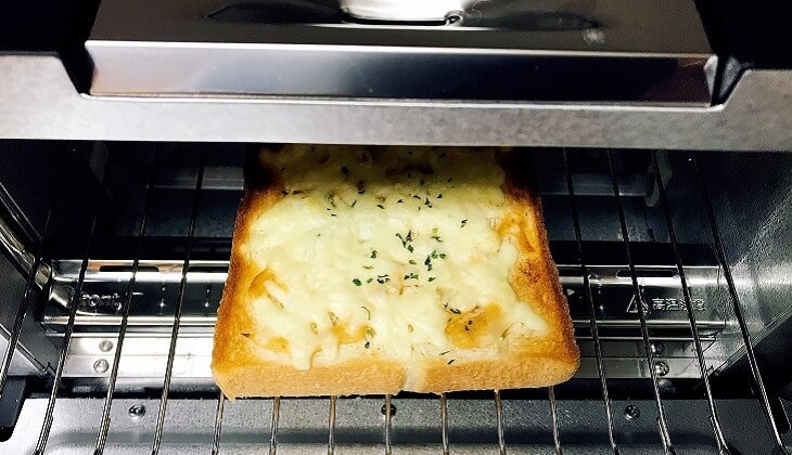 チーズトースト完成