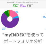 myINDEXでポートフォリオ分析