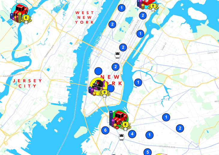 マンハッタンやブルックリンは、お手頃な土地を中心に購入